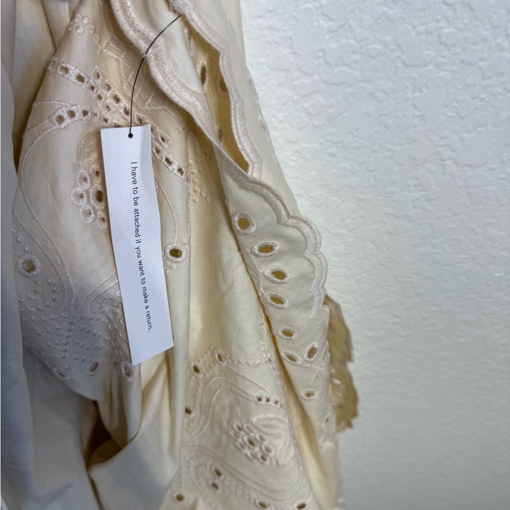 REFORMATION Cherie Dress In Sugar - Picture 7 of 11